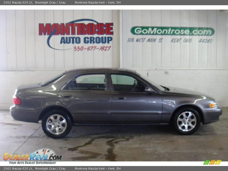 2002 Mazda 626 LX Moonlight Gray / Gray Photo #2