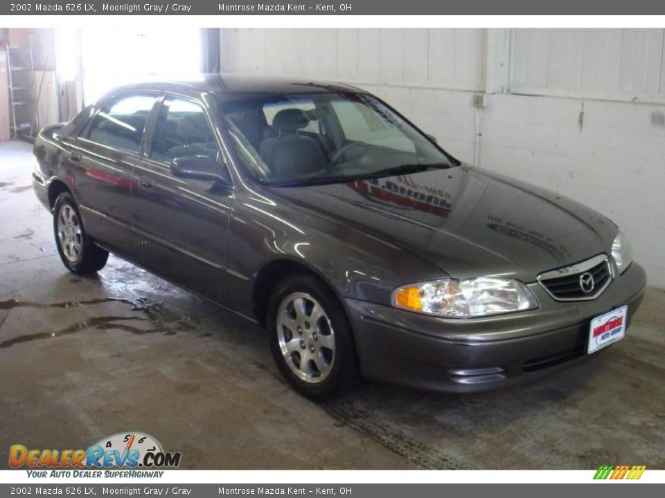 2002 Mazda 626 LX Moonlight Gray / Gray Photo #3