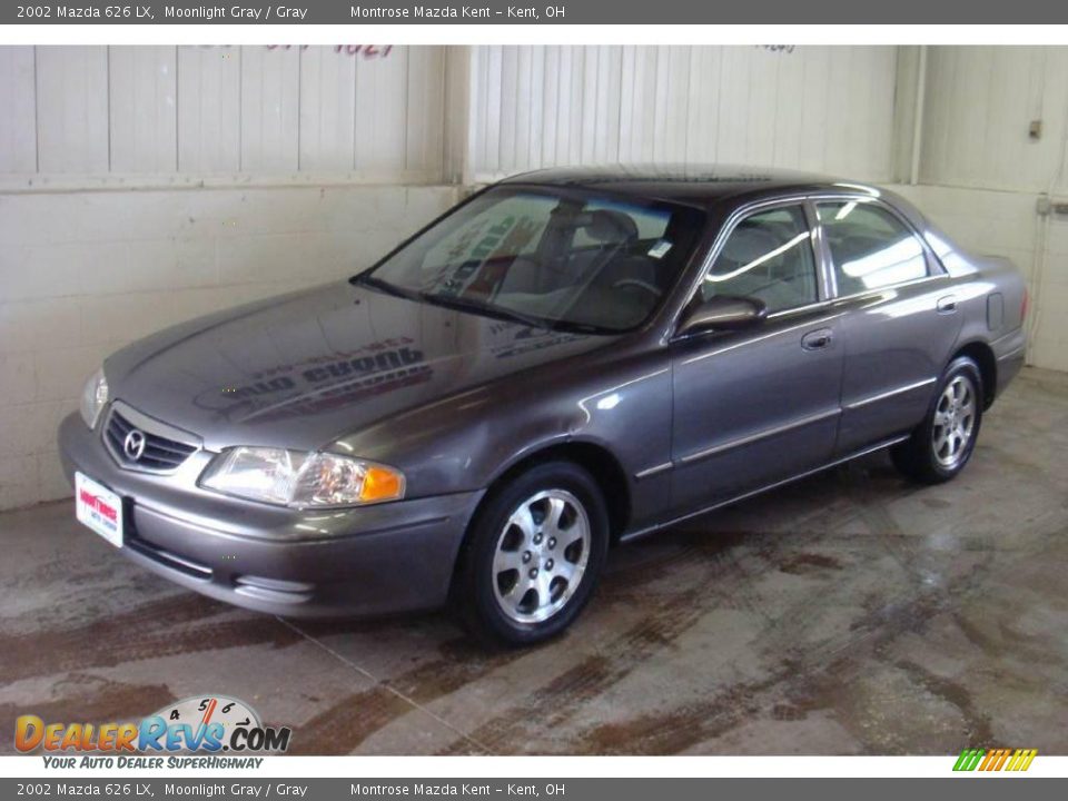 2002 Mazda 626 LX Moonlight Gray / Gray Photo #4