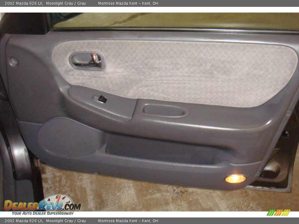 2002 Mazda 626 LX Moonlight Gray / Gray Photo #12