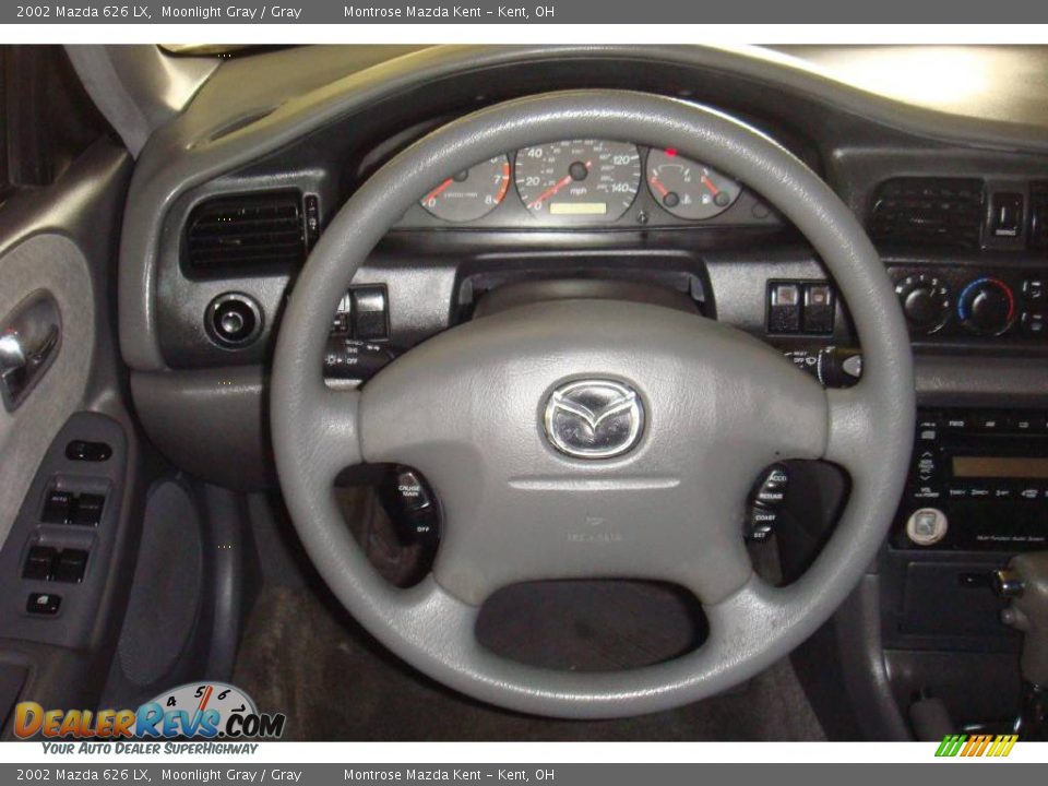2002 Mazda 626 LX Moonlight Gray / Gray Photo #17