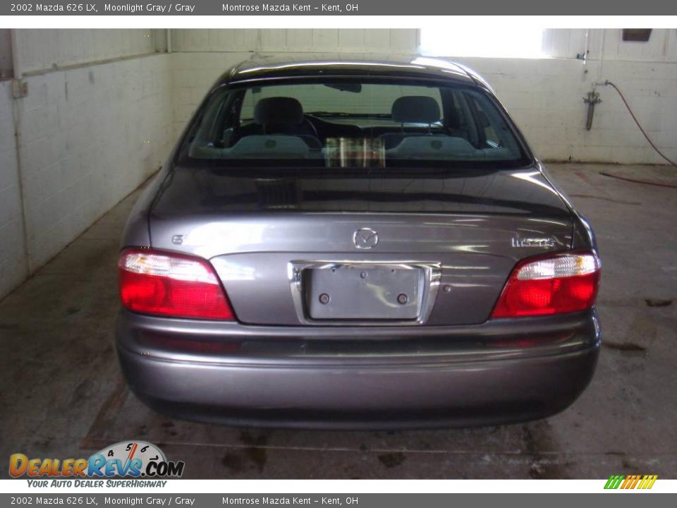 2002 Mazda 626 LX Moonlight Gray / Gray Photo #25