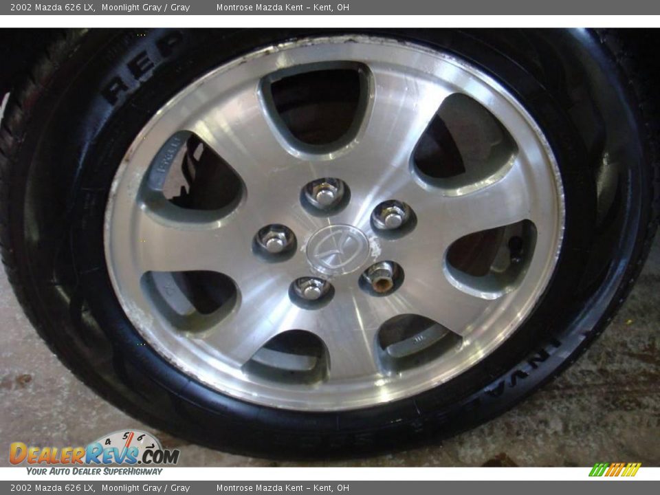 2002 Mazda 626 LX Moonlight Gray / Gray Photo #28