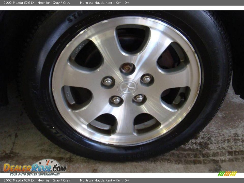 2002 Mazda 626 LX Moonlight Gray / Gray Photo #29