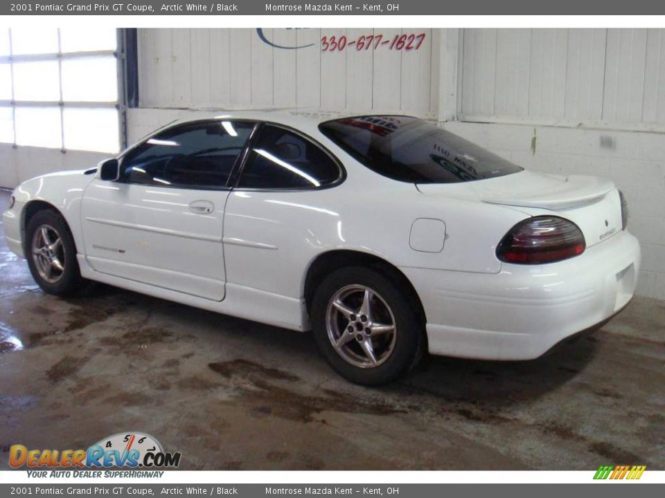 2001 Pontiac Grand Prix GT Coupe Arctic White / Black Photo #5
