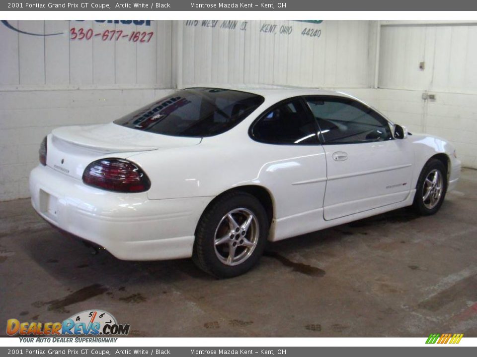 2001 Pontiac Grand Prix GT Coupe Arctic White / Black Photo #6