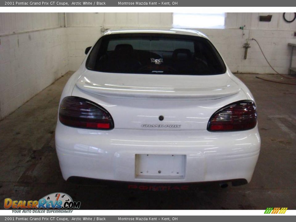 2001 Pontiac Grand Prix GT Coupe Arctic White / Black Photo #8