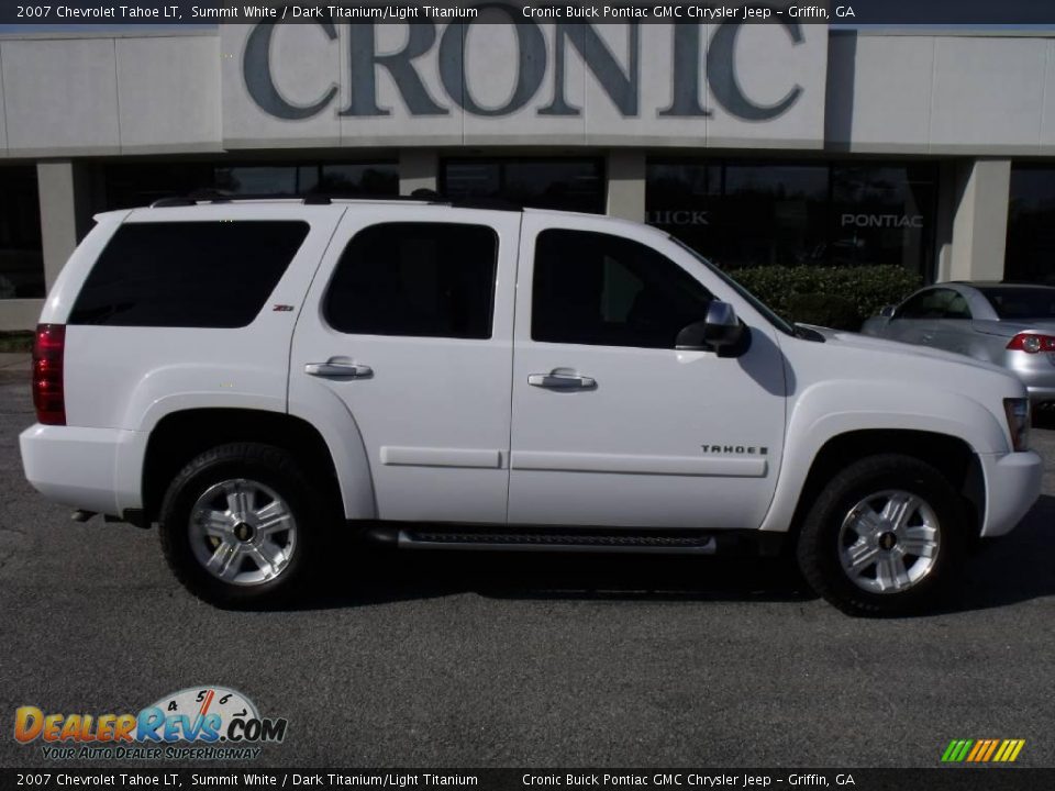2007 Chevrolet Tahoe LT Summit White / Dark Titanium/Light Titanium Photo #1