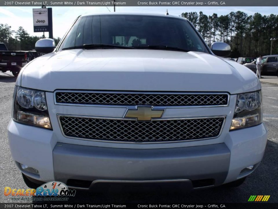 2007 Chevrolet Tahoe LT Summit White / Dark Titanium/Light Titanium Photo #3