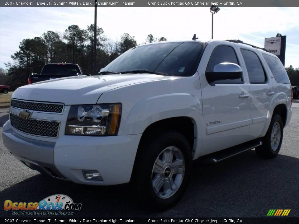2007 Chevrolet Tahoe LT Summit White / Dark Titanium/Light Titanium Photo #4