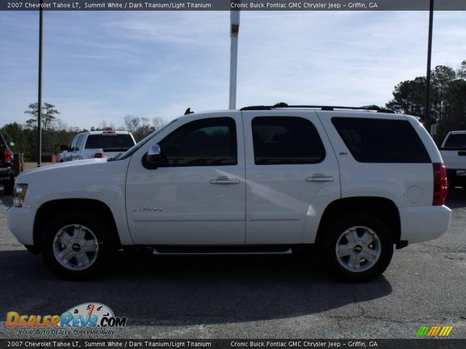 2007 Chevrolet Tahoe LT Summit White / Dark Titanium/Light Titanium Photo #5