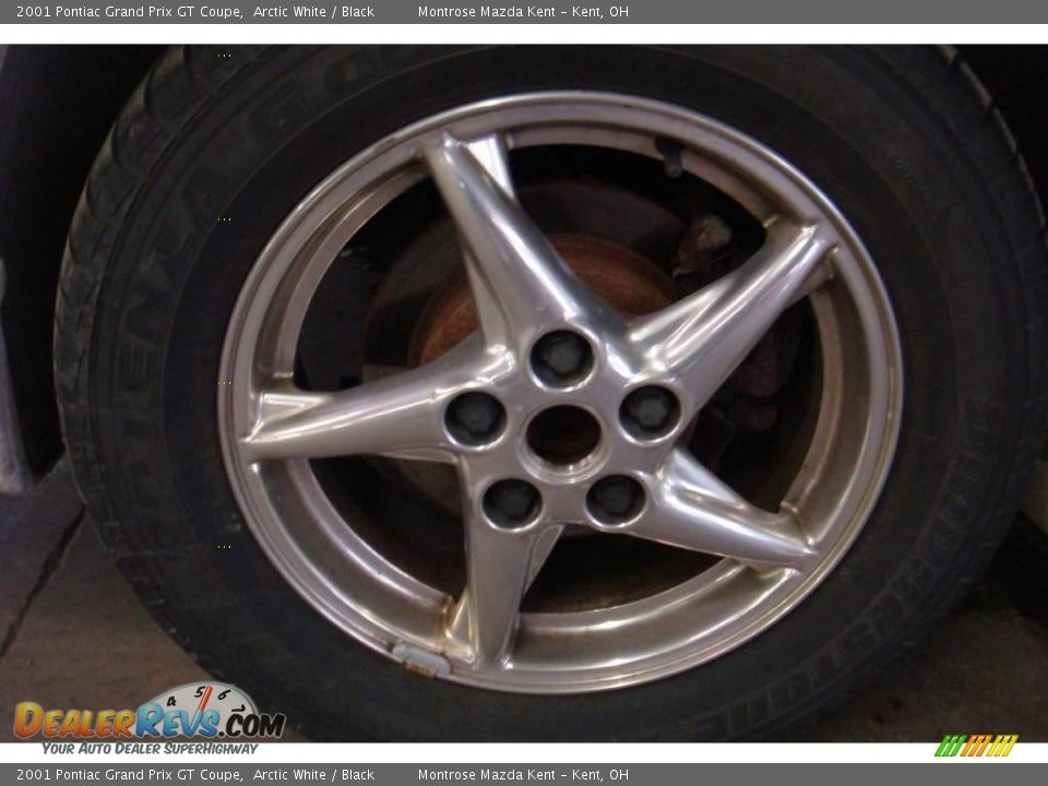2001 Pontiac Grand Prix GT Coupe Arctic White / Black Photo #19