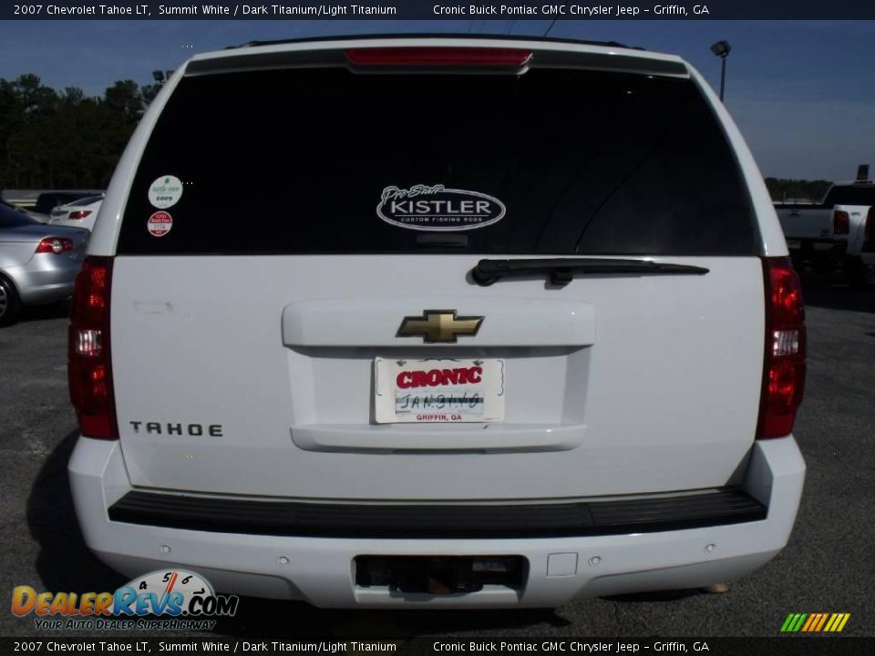 2007 Chevrolet Tahoe LT Summit White / Dark Titanium/Light Titanium Photo #7