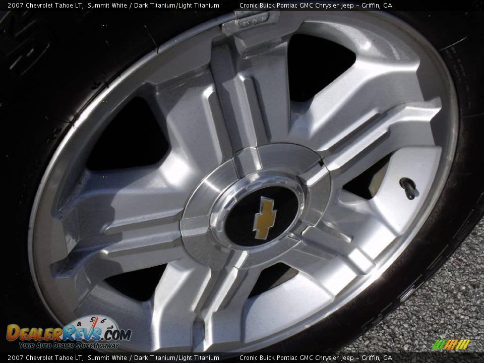 2007 Chevrolet Tahoe LT Summit White / Dark Titanium/Light Titanium Photo #9