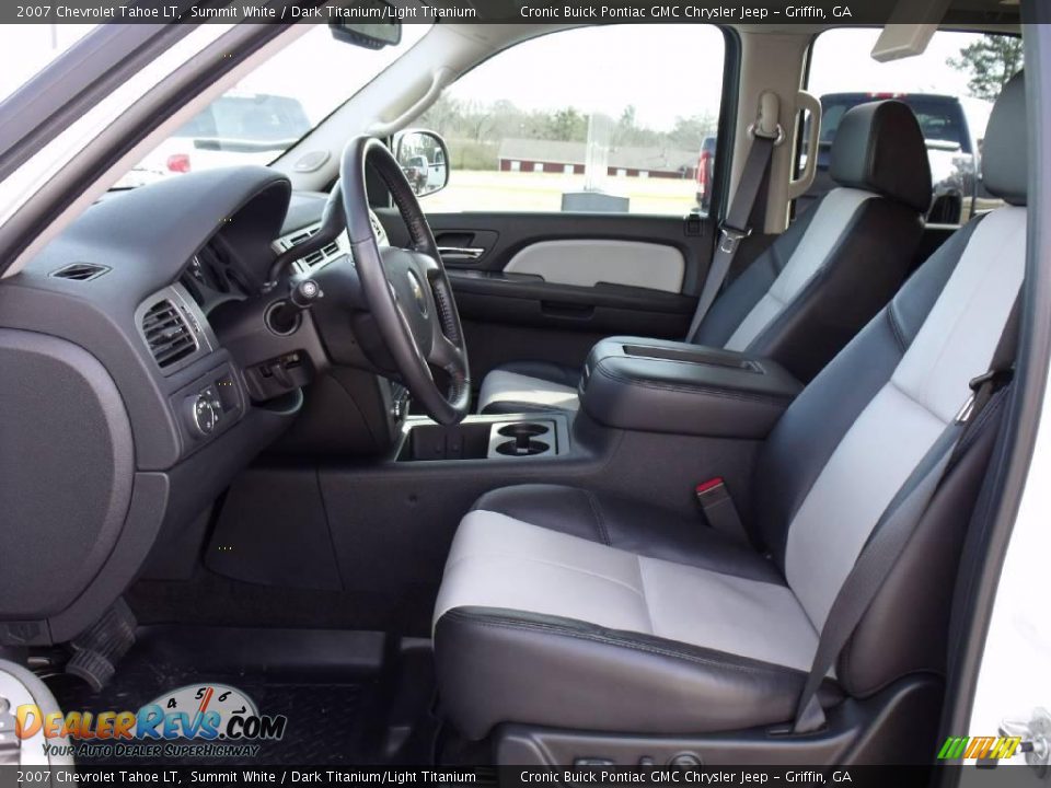 2007 Chevrolet Tahoe LT Summit White / Dark Titanium/Light Titanium Photo #12