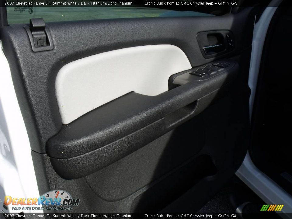 2007 Chevrolet Tahoe LT Summit White / Dark Titanium/Light Titanium Photo #13