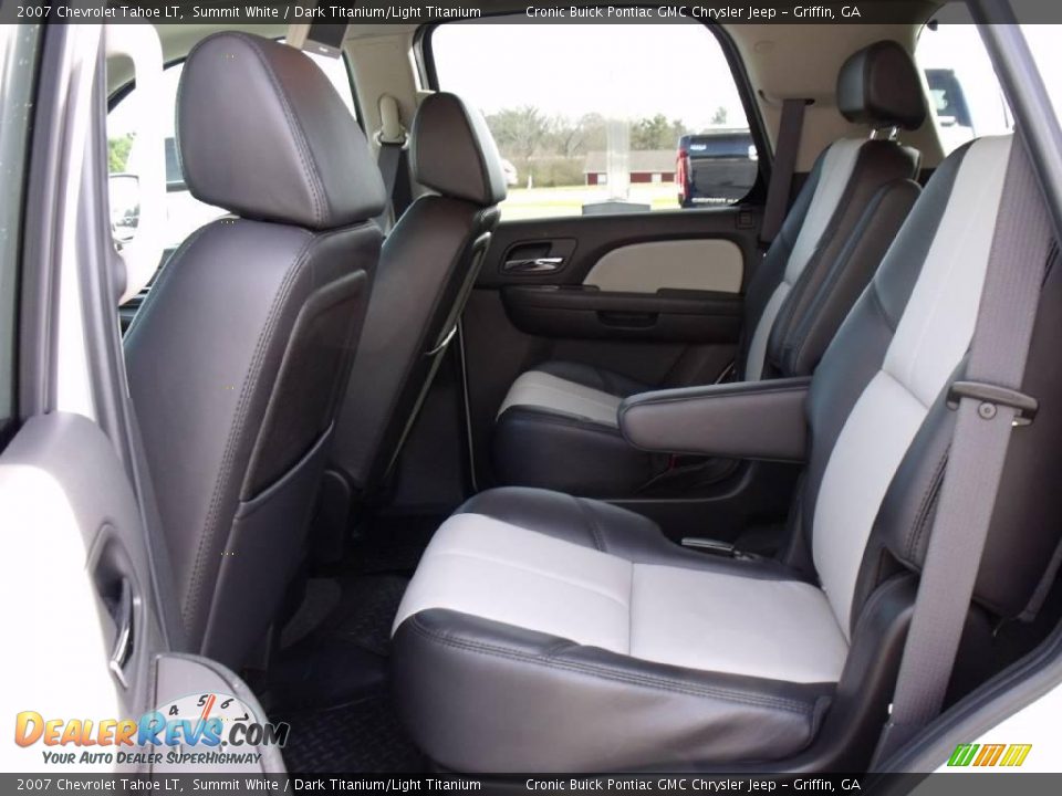 2007 Chevrolet Tahoe LT Summit White / Dark Titanium/Light Titanium Photo #15