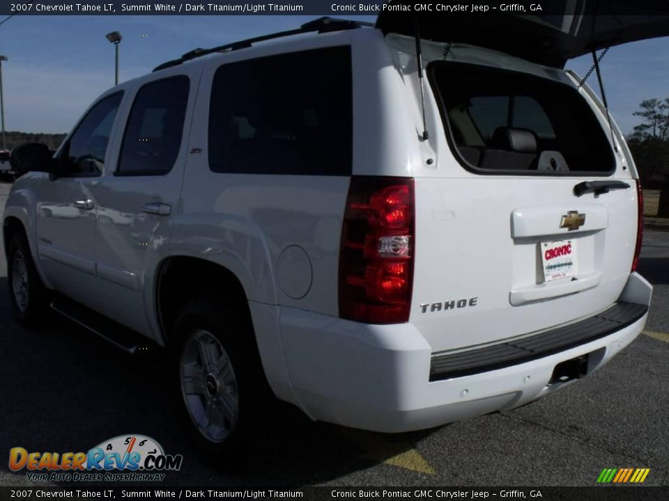 2007 Chevrolet Tahoe LT Summit White / Dark Titanium/Light Titanium Photo #18
