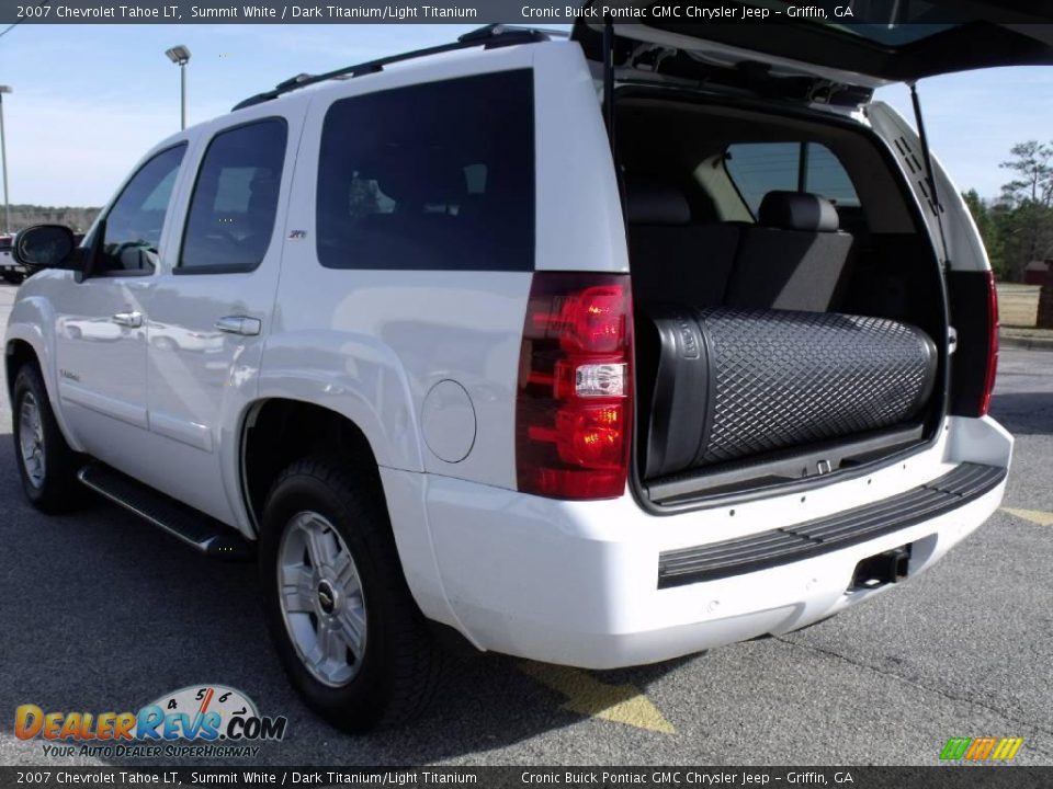 2007 Chevrolet Tahoe LT Summit White / Dark Titanium/Light Titanium Photo #19