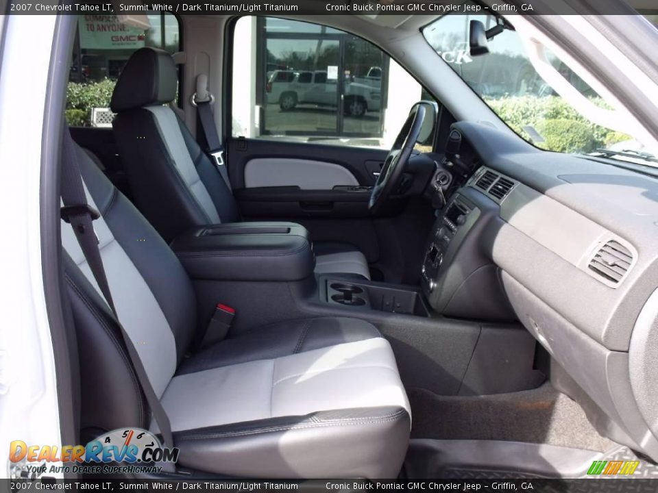 2007 Chevrolet Tahoe LT Summit White / Dark Titanium/Light Titanium Photo #22