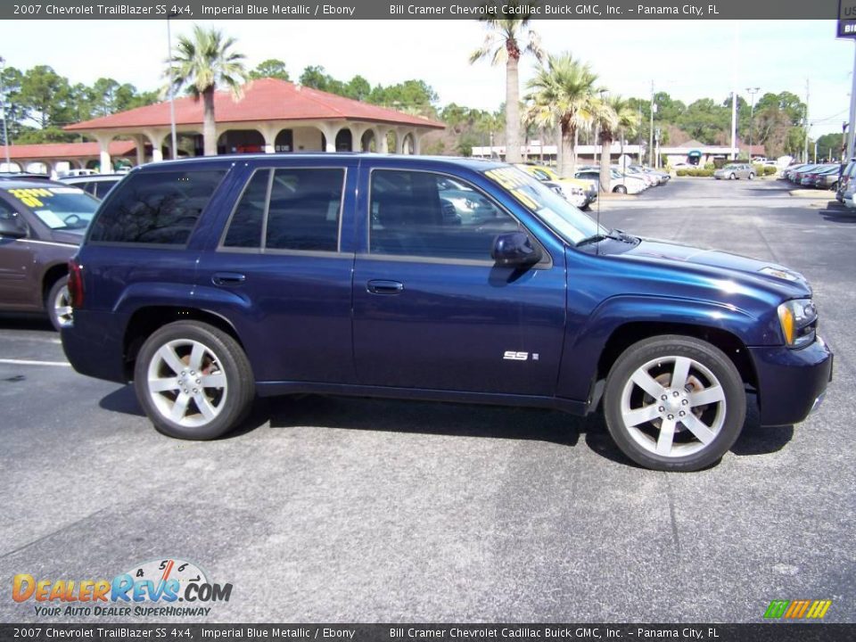 2007 Chevrolet TrailBlazer SS 4x4 Imperial Blue Metallic / Ebony Photo #2