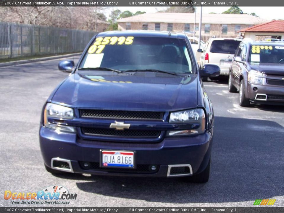 2007 Chevrolet TrailBlazer SS 4x4 Imperial Blue Metallic / Ebony Photo #3