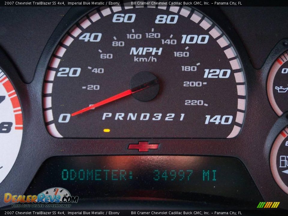 2007 Chevrolet TrailBlazer SS 4x4 Imperial Blue Metallic / Ebony Photo #6