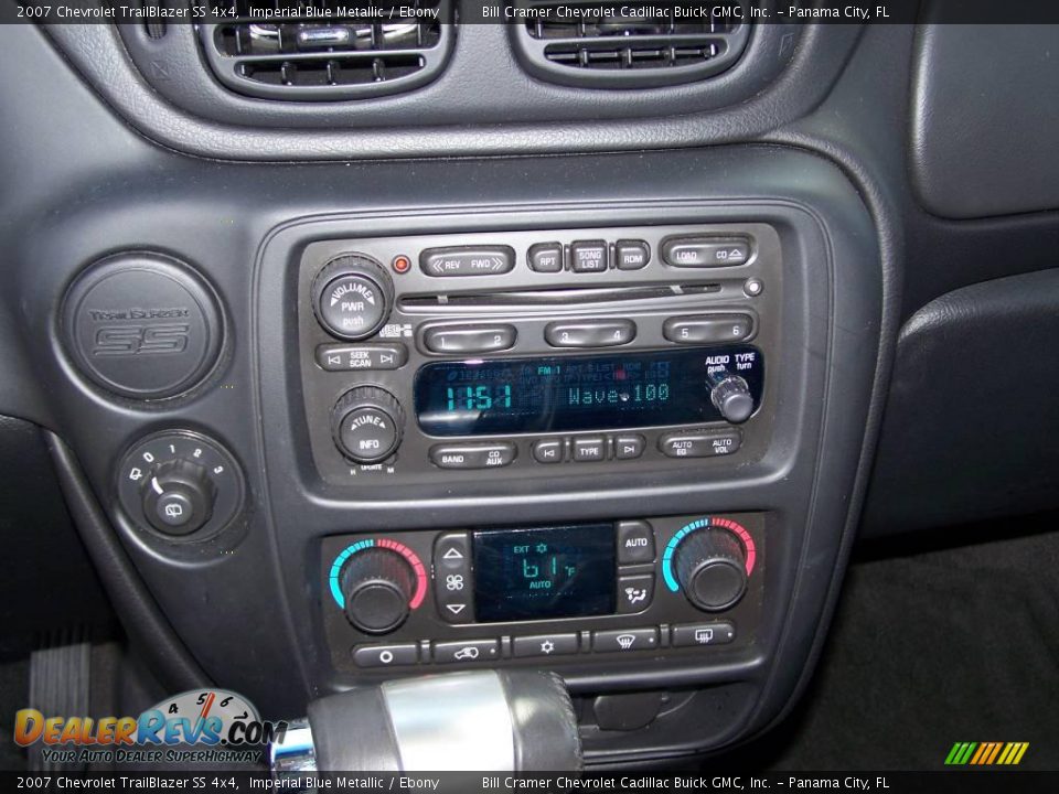 2007 Chevrolet TrailBlazer SS 4x4 Imperial Blue Metallic / Ebony Photo #7