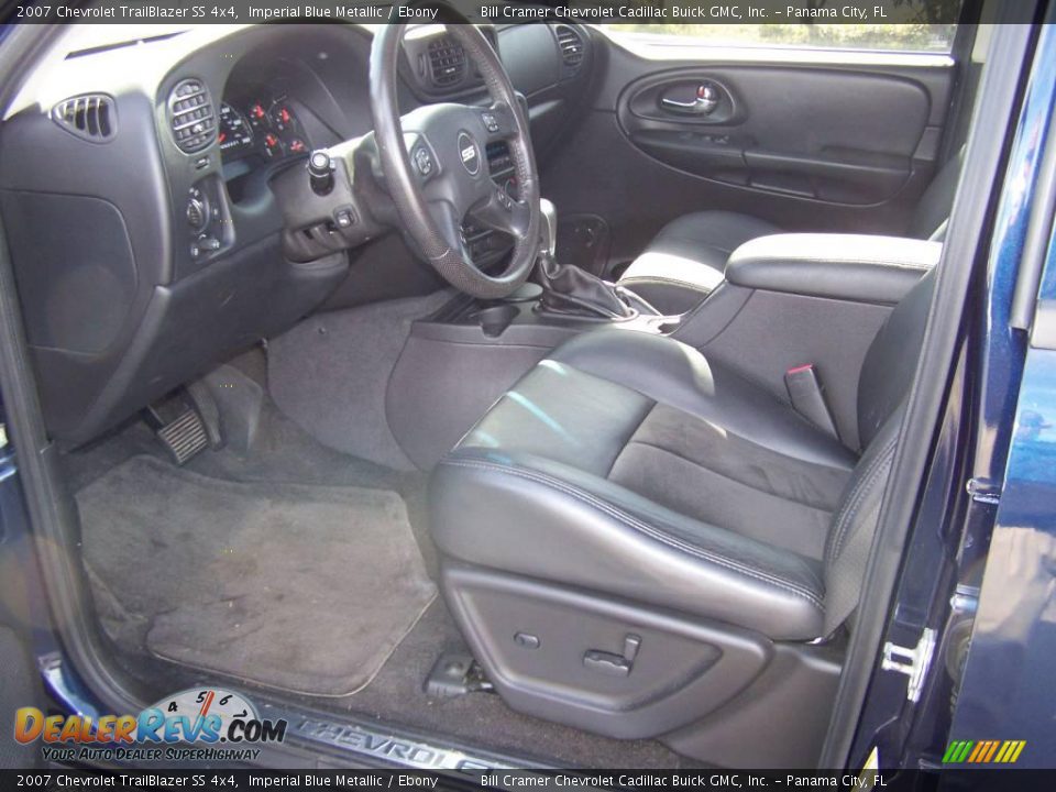 2007 Chevrolet TrailBlazer SS 4x4 Imperial Blue Metallic / Ebony Photo #13