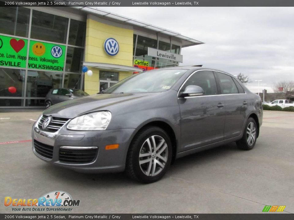 2006 Volkswagen Jetta 2.5 Sedan Platinum Grey Metallic / Grey Photo #1
