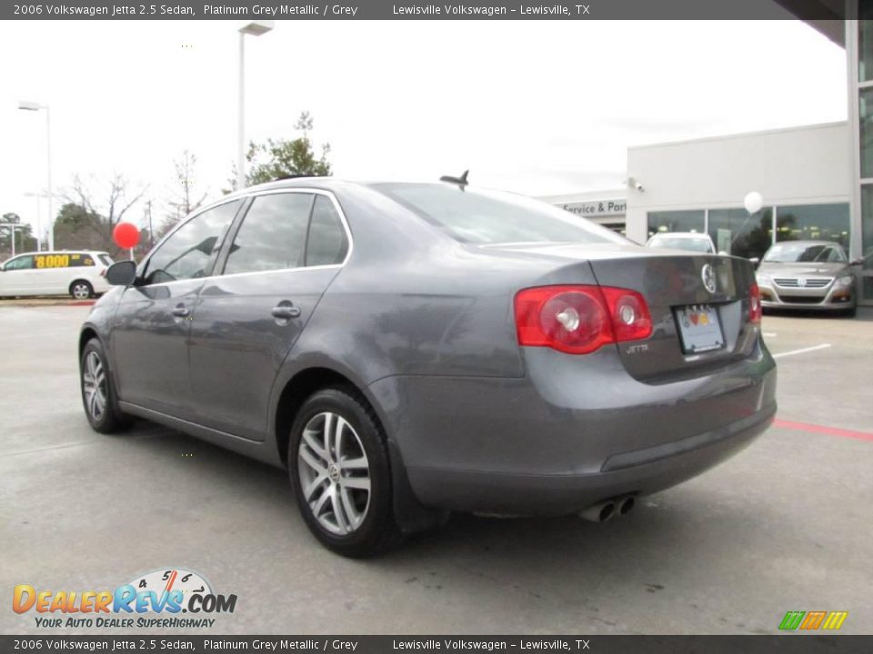 2006 Volkswagen Jetta 2.5 Sedan Platinum Grey Metallic / Grey Photo #3