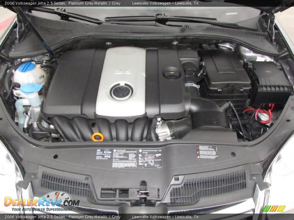 2006 Volkswagen Jetta 2.5 Sedan Platinum Grey Metallic / Grey Photo #19