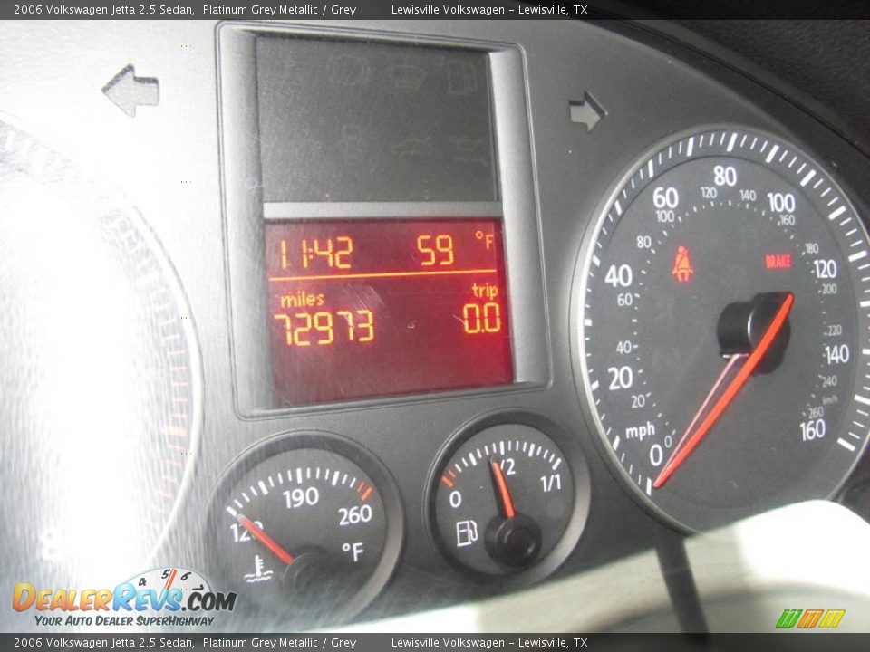 2006 Volkswagen Jetta 2.5 Sedan Platinum Grey Metallic / Grey Photo #21
