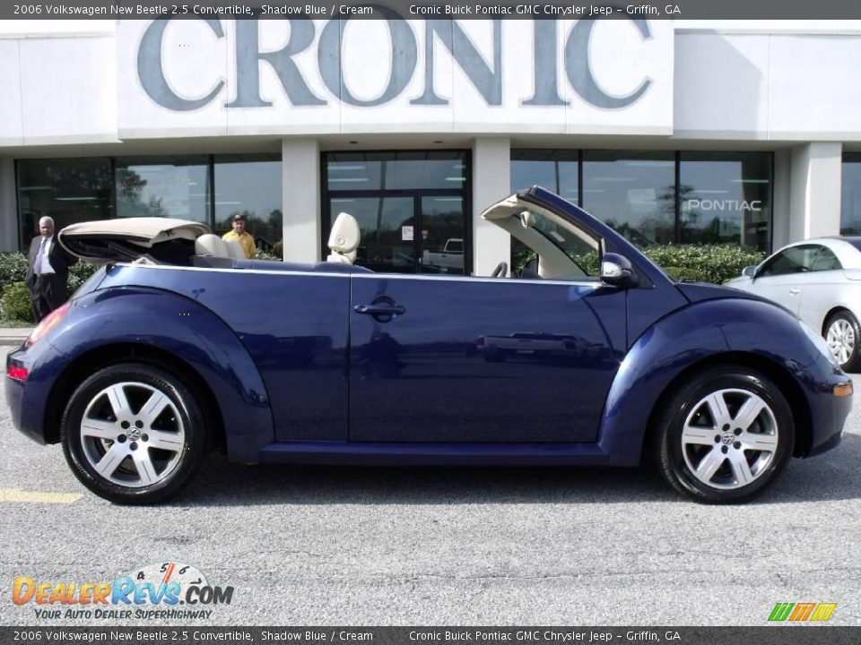 2006 Volkswagen New Beetle 2.5 Convertible Shadow Blue / Cream Photo #1