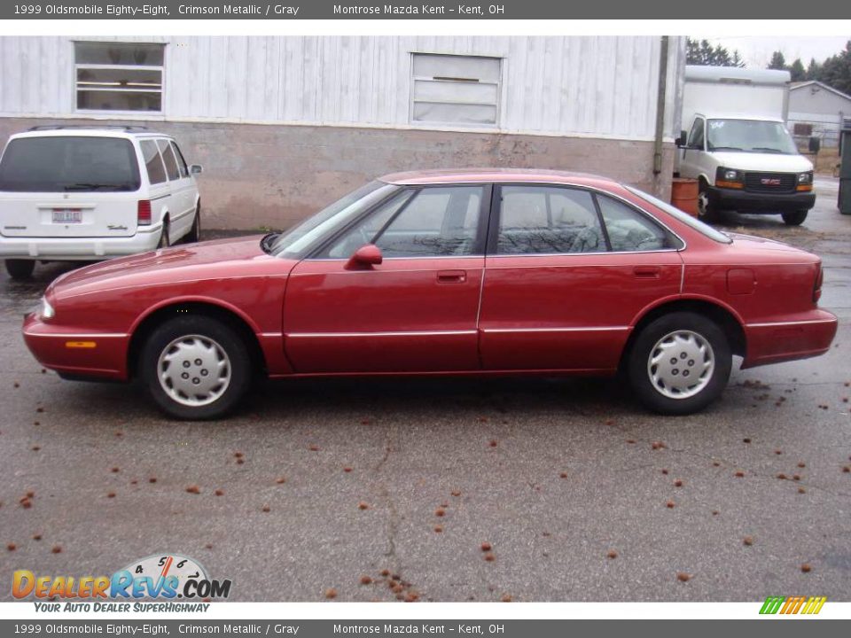 1999 Oldsmobile Eighty-Eight Crimson Metallic / Gray Photo #5
