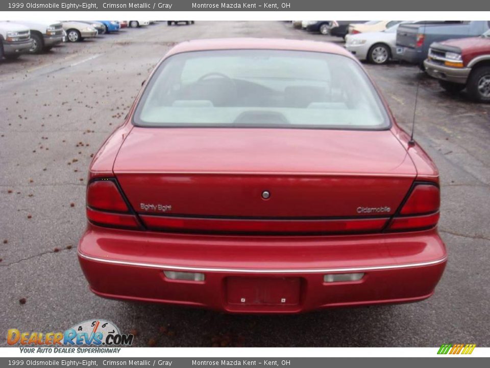 1999 Oldsmobile Eighty-Eight Crimson Metallic / Gray Photo #7