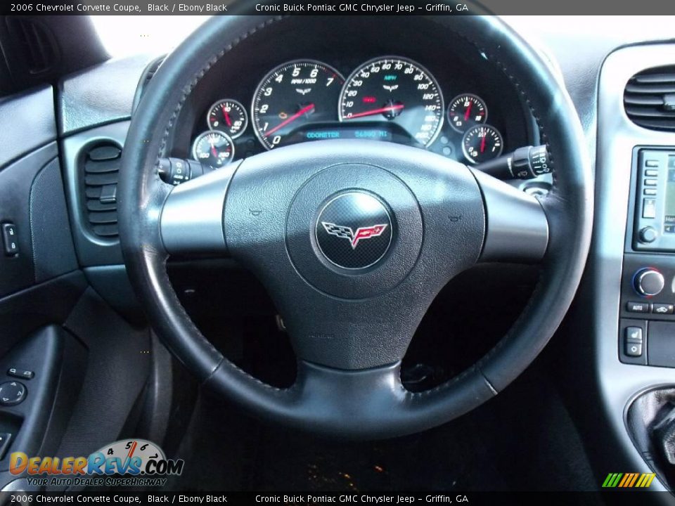 2006 Chevrolet Corvette Coupe Black / Ebony Black Photo #17