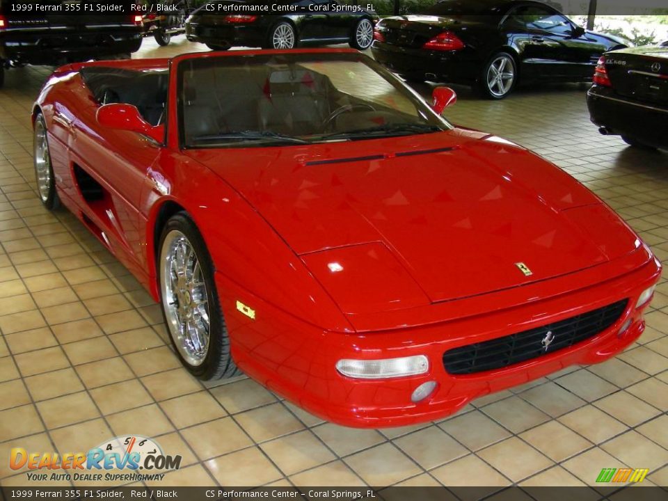 1999 Ferrari 355 F1 Spider Red / Black Photo #2