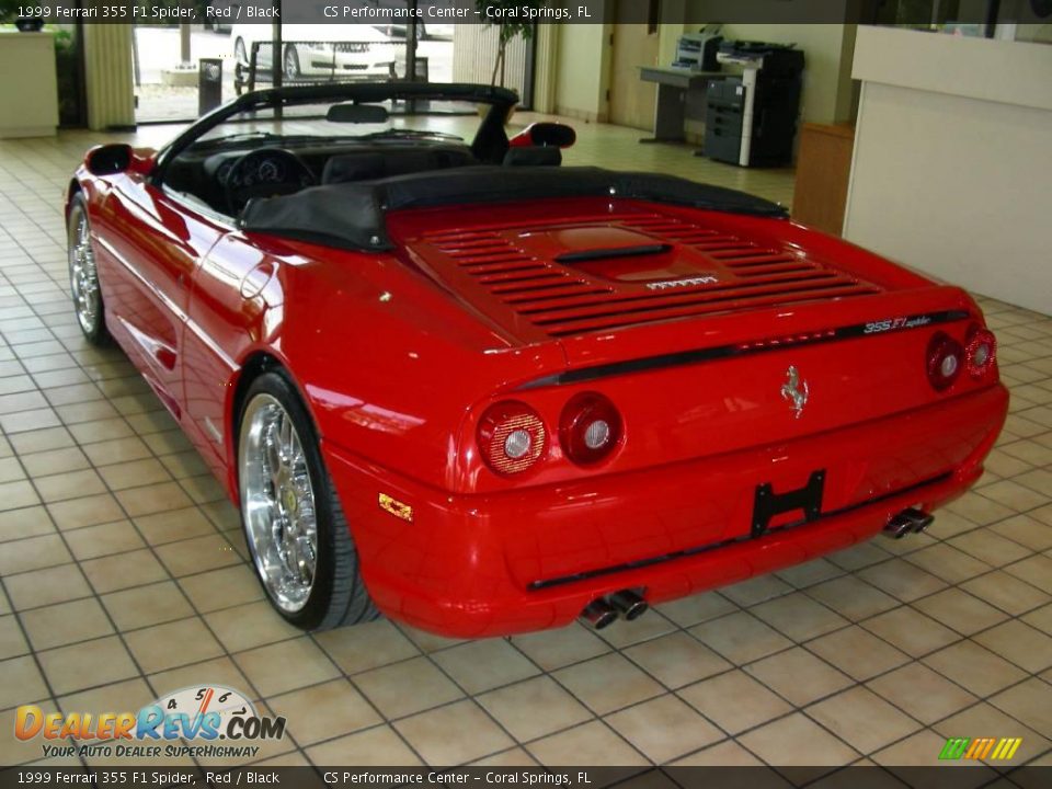 1999 Ferrari 355 F1 Spider Red / Black Photo #13