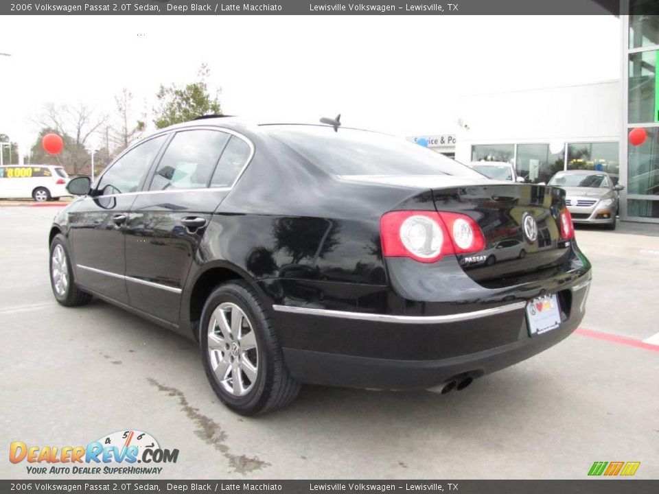 2006 Volkswagen Passat 2.0T Sedan Deep Black / Latte Macchiato Photo #3