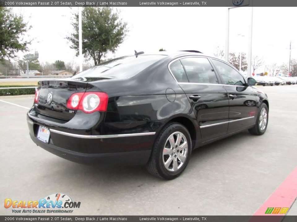 2006 Volkswagen Passat 2.0T Sedan Deep Black / Latte Macchiato Photo #5