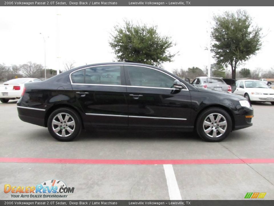 2006 Volkswagen Passat 2.0T Sedan Deep Black / Latte Macchiato Photo #6