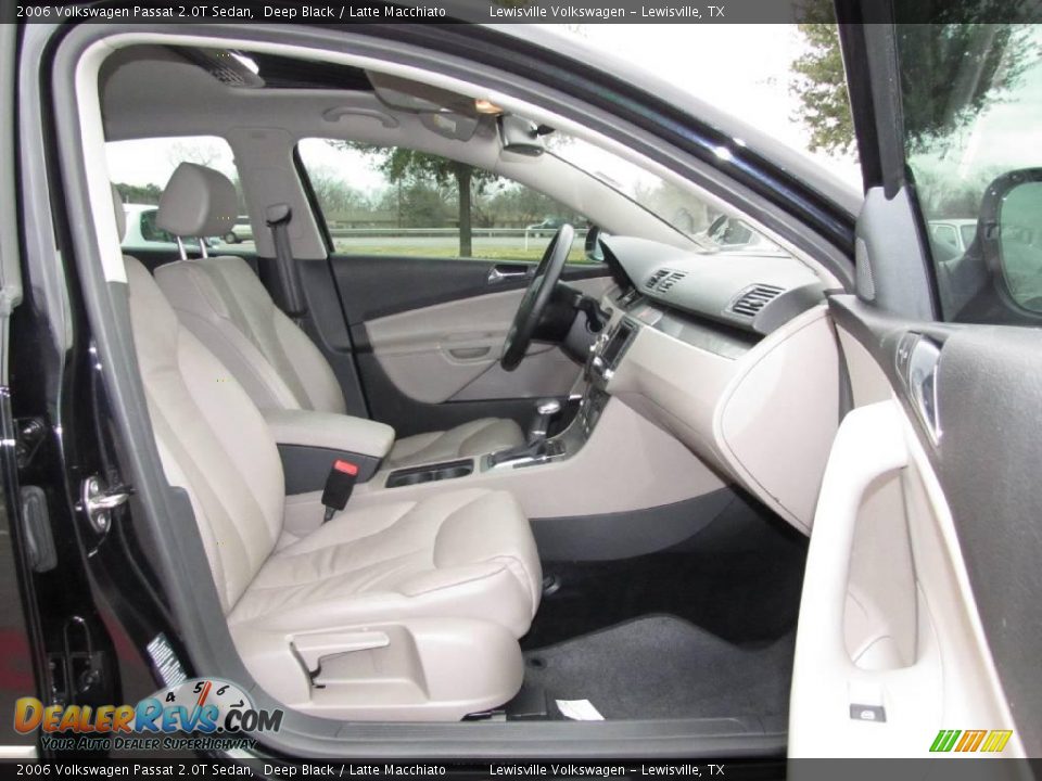 2006 Volkswagen Passat 2.0T Sedan Deep Black / Latte Macchiato Photo #10