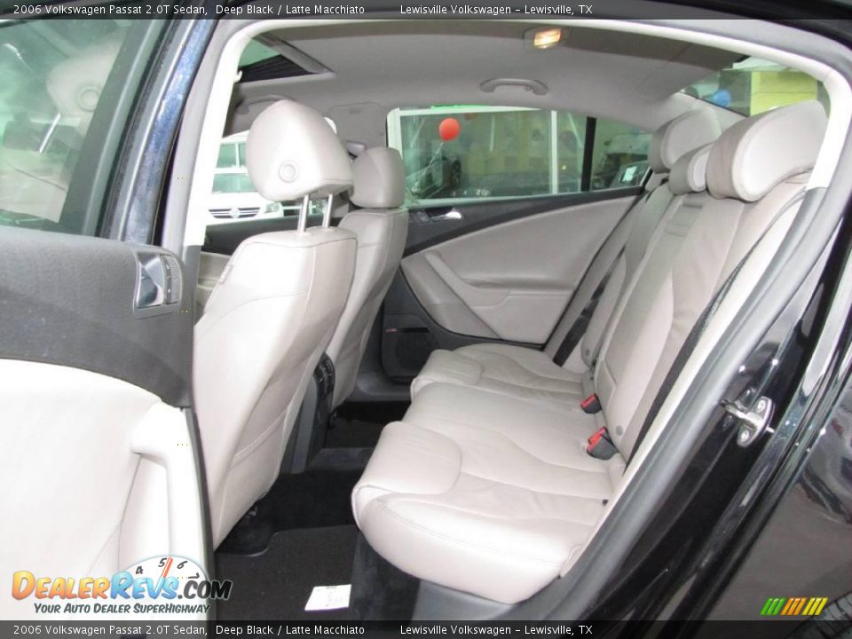 2006 Volkswagen Passat 2.0T Sedan Deep Black / Latte Macchiato Photo #12