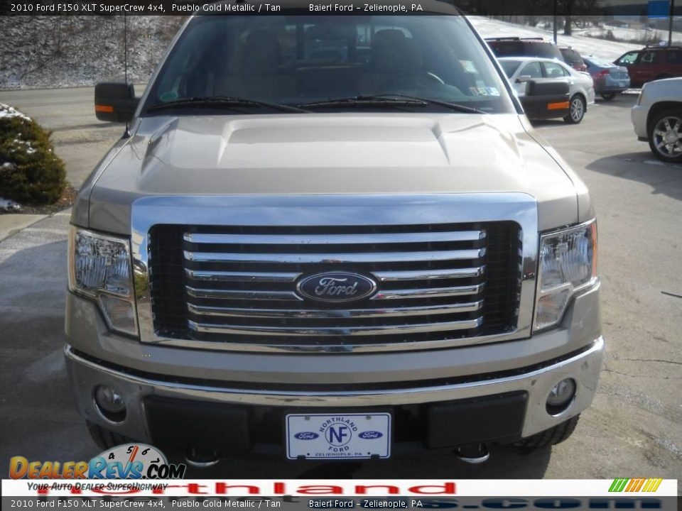 2010 Ford F150 XLT SuperCrew 4x4 Pueblo Gold Metallic / Tan Photo #3
