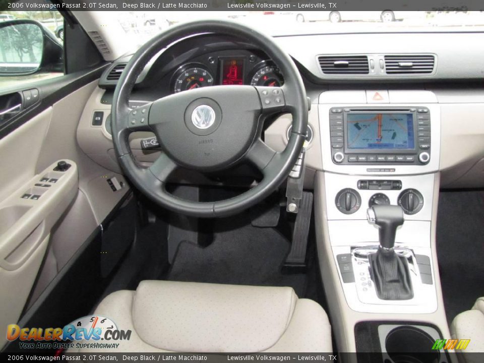 2006 Volkswagen Passat 2.0T Sedan Deep Black / Latte Macchiato Photo #14