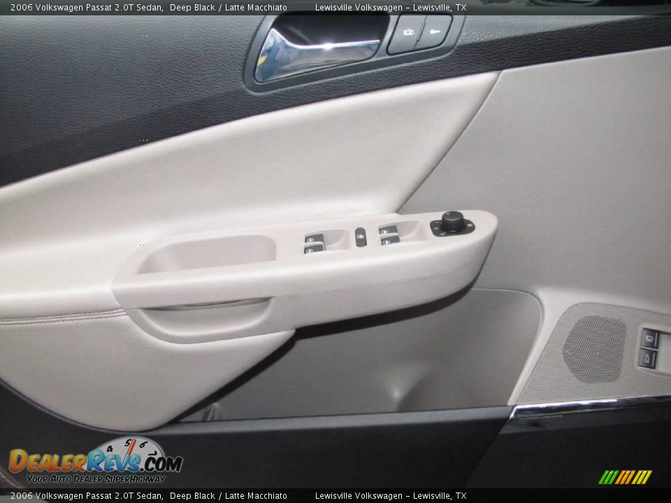 2006 Volkswagen Passat 2.0T Sedan Deep Black / Latte Macchiato Photo #15