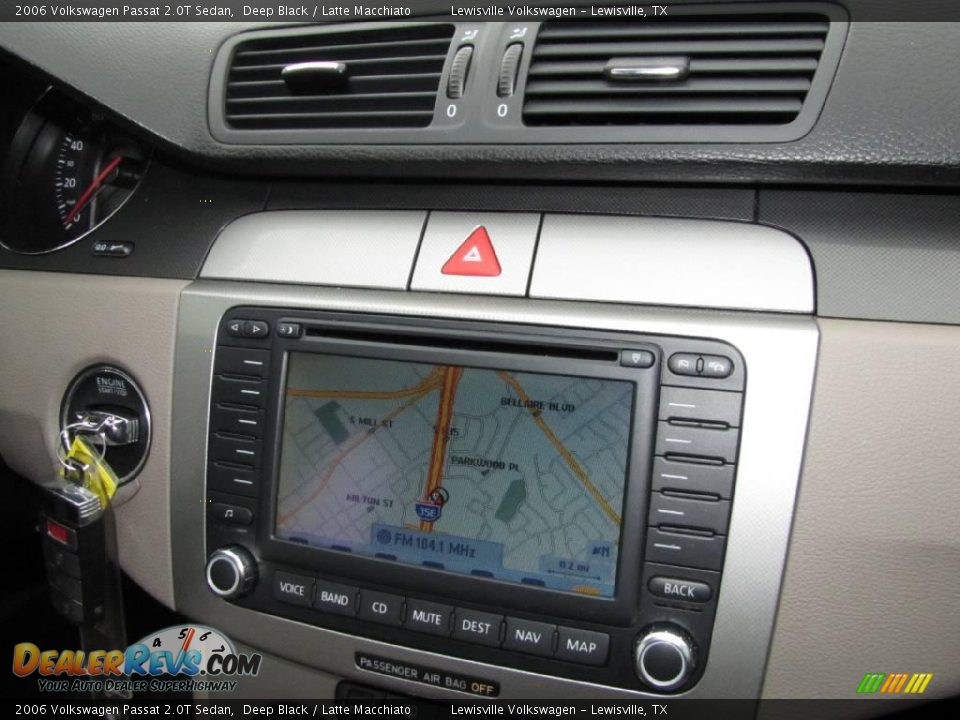 2006 Volkswagen Passat 2.0T Sedan Deep Black / Latte Macchiato Photo #16