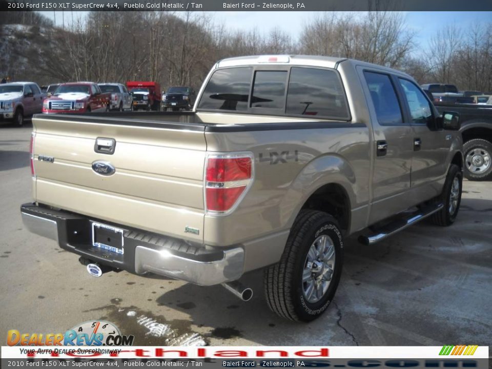 2010 Ford F150 XLT SuperCrew 4x4 Pueblo Gold Metallic / Tan Photo #6