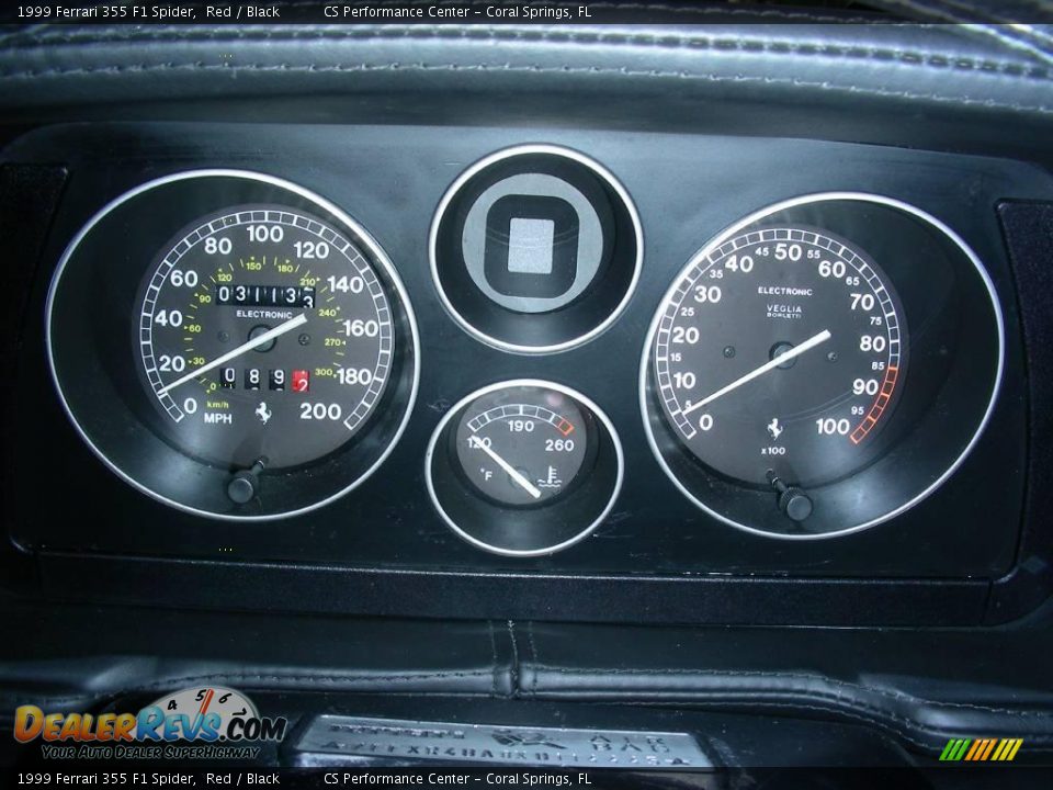 1999 Ferrari 355 F1 Spider Red / Black Photo #30